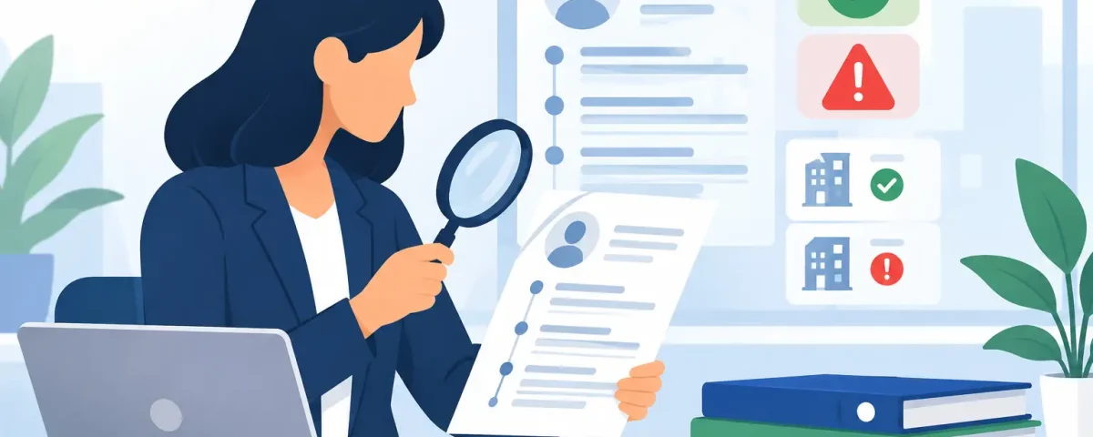 How to Verify Work History Without Missing Red Flags